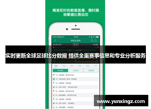 实时更新全球足球比分数据 提供全面赛事信息和专业分析服务